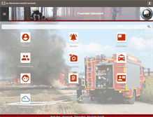 Tablet Screenshot of feuerwehr-dahnsdorf.de